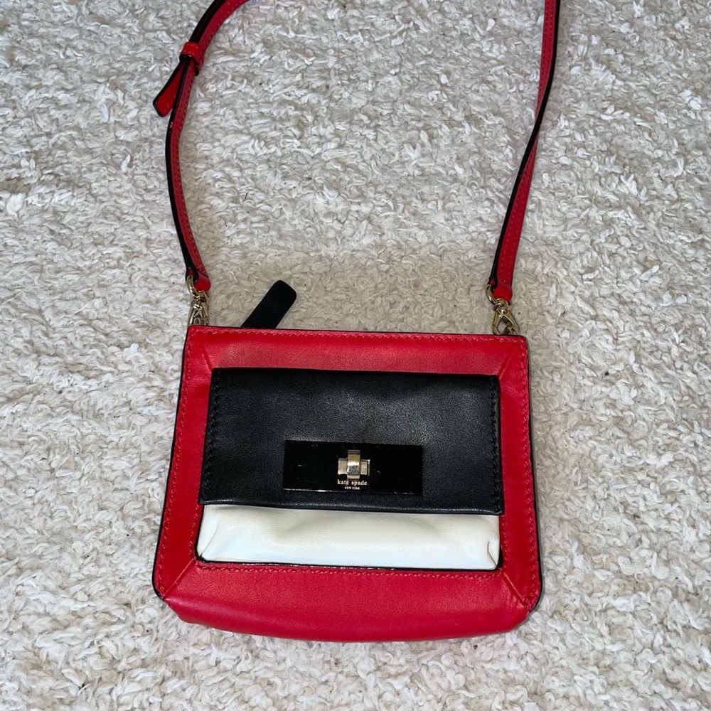 Kate Spade Red, White & Black Bag